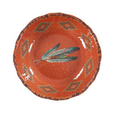 Tossed Feather Melamine Serving Bowls, Set of 12