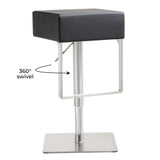 Seville Performance Vegan Leather Adjustable Stool
