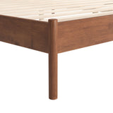 Netz Queen Bed Black & Walnut