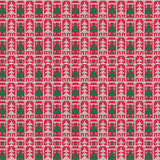 Printed Scalloped Christmas Tree Skirt
