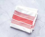 Coral Dish Towels Set of 4