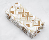 Printed Napkins - Metallic Gold Foil Napkins