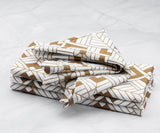 Printed Napkins - Metallic Gold Foil Napkins