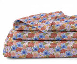 Printed Linen Sheet Set – 100% Linen Bedding