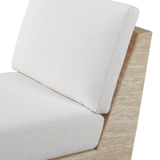 Tulum Travertine Armless Lounge Chair