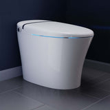 ENVO Aura Elongated 1.28 GPF Smart Bidet Toilet in White with Remote Control, Auto Flush, Heated Seat, and Deodorizer