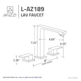Alpine 8 in. Widespread 2-Handle Bathroom Faucet in Oil Rubbed Bronze