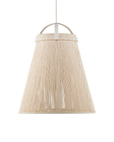 Parnell Large White Pendant