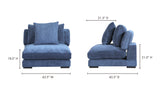 Tumble Slipper Chair Navy