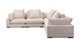 Tumble Classic L-Shaped Modular Sectional Cappuccino