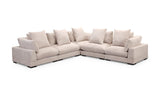 Tumble Classic L-Shaped Modular Sectional Cappuccino