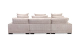 Tumble Classic L-Shaped Modular Sectional Cappuccino