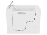 ANZZI Coupe Series 29 in. x 53 in. Wheelchair Access Walk-In Soaking Tub in White