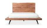 Madagascar Platform Bed King Brown