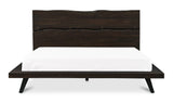 Madagascar King Platform Bed Dark Brown