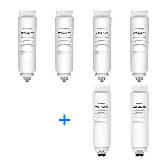 Waterdrop N1 Countertop RO System Replacement Filters Set
