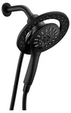 Valkyrie Retro-Fit 3-Spray Patterns with 7.48 in. Wall Mounted Dual Shower Heads with Magnetic Divert in Brushed Nickel
