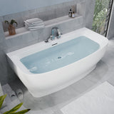 5.41 ft. Freestanding Bathtub in White