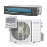 Pioneer® Quantum Ultra™ 17,000 BTU 20 SEER2 230V Ceiling Concealed Ducted Mini-Split Air Conditioner Inverter Heat Pump Full Set
