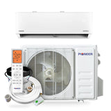 Pioneer® Quantum Ultra™ 12,000 BTU 24 SEER2 230V High-Wall Ductless Energy-Star Mini-Split Air Conditioner Inverter Heat Pump Full Set