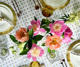 Polka Dot Tablecloth - Copper