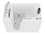 ANZZI Coupe Series 29 in. x 52 in. Quick Fill Walk-In Whirlpool and Air Tub with Powered Fast Drain in White