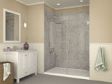 Plateau Series 60 in. L x 36 in. W Barrier Free Shower Base in White