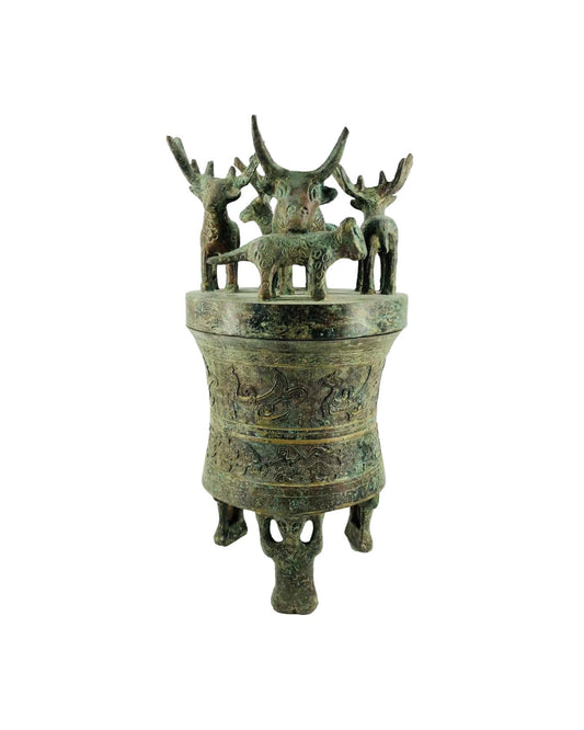 Crown of Legacy Bronze Wine Jar