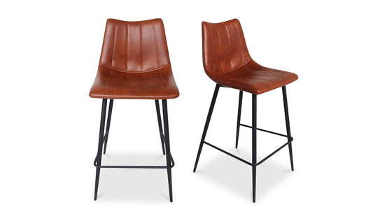 Alibi Counter Stool Brown - Set Of Two