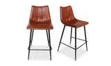 Alibi Counter Stool Brown - Set Of Two