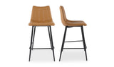 Alibi Counter Stool Tan - Set Of Two