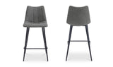 Alibi Counter Stool  Dark Grey-Set of Two