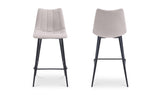 Alibi Counter Stool Beige-Set of Two