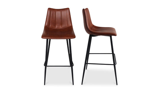 Alibi Barstool Brown - Set Of Two