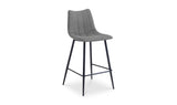 Alibi Bar Stool Dark Grey-Set of Two