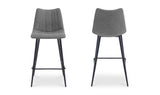 Alibi Bar Stool Dark Grey-Set of Two