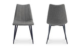 Alibi Dining Chair Dark Grey-Set of Two