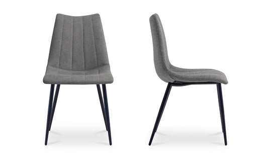 Alibi Dining Chair Dark Grey-Set of Two