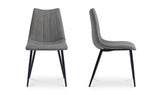Alibi Dining Chair Dark Grey-Set of Two