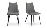 Alibi Dining Chair Dark Grey-Set of Two