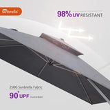 PURPLE LEAF Premium Patio Umbrella Classic SUNBRELLA Cantilever Umbrellas