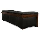 Maison Harper Sofa in Charme Black Leather