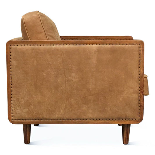 Maison Naydine Chair in Outback Tan Leather