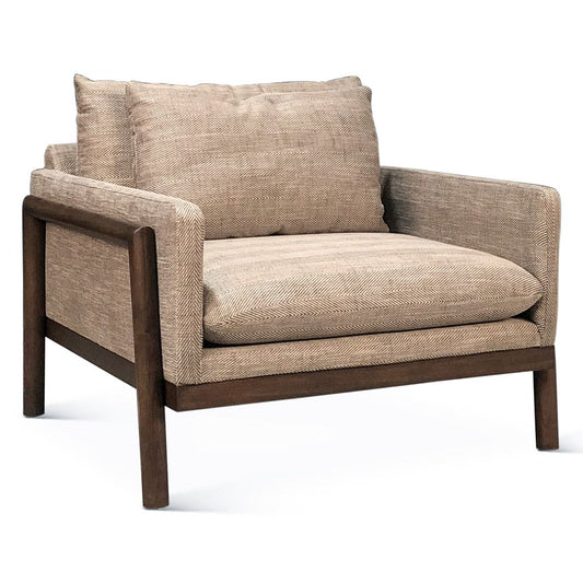Maison Norah Accent Chair in Burlington Stripe Fabric