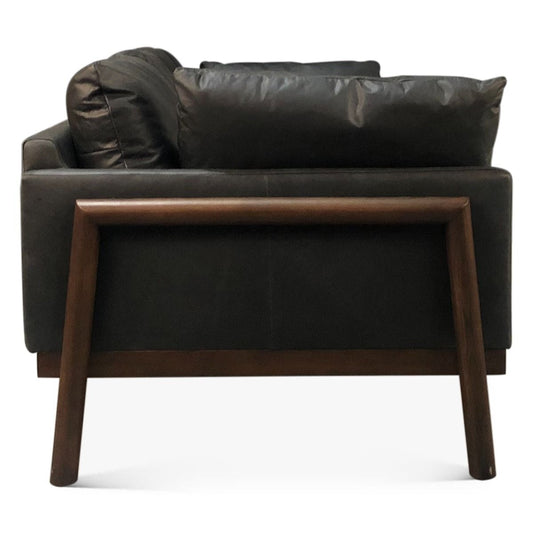 Maison Norah Sofa in Charme Black Leather