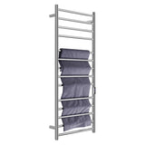 ANZZI Elgon Series 14-Bar Wall Mounted Towel Warmer (20.86" W x 48.62" H), Dual Installation (Hardwire/Plug-In), Quick Warm Time, Rhino Alloy Certified