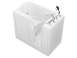ANZZI Value Series 26 in. x 46 in.Quick Fill Walk-in Whirlpool Tub in White
