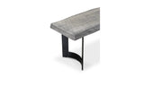 Bent Bench Small Grey
