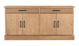 Tade 2 Drawer Sideboard Honey Pine