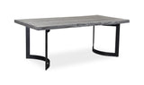 Bent Dining Table Extra Small Grey